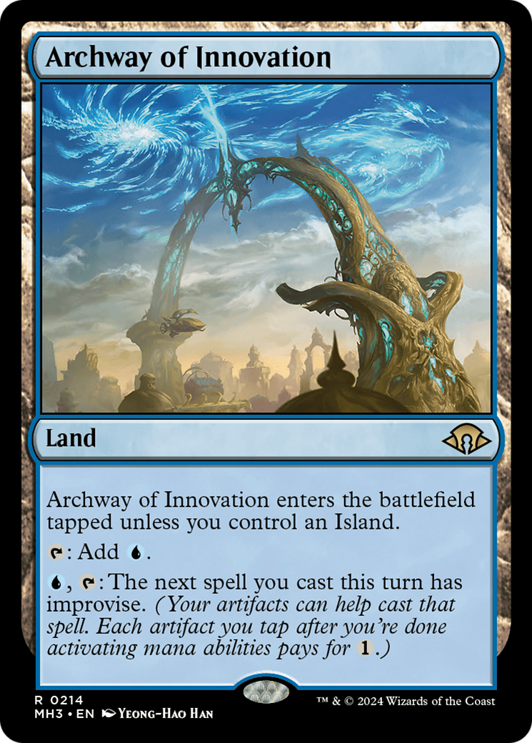 Archway of Innovation (MH3-214) [Modern Horizons 3] Foil MTG Single Wizards of the Coast