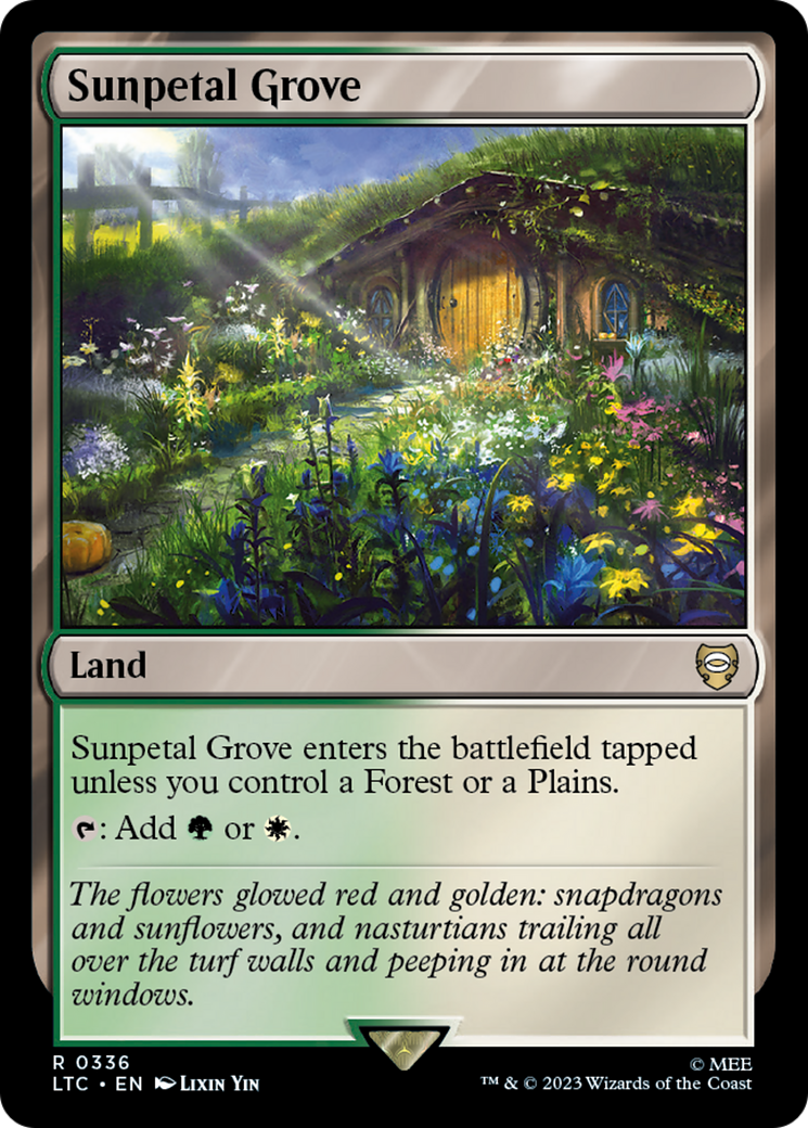 Sunpetal Grove (LTC-336) [Tales of Middle-earth Commander] MTG Single Wizards of the Coast