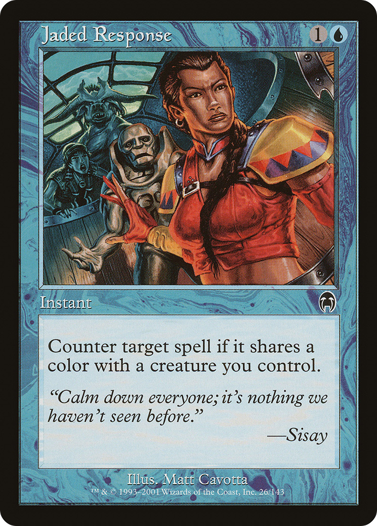 Jaded Response (APC-026) [Apocalypse] Foil MTG Single Wizards of the Coast