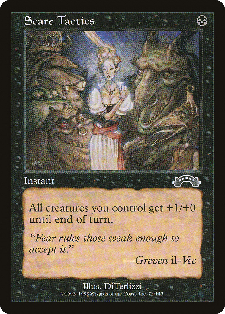 Scare Tactics (EXO-073) [Exodus] MTG Single Wizards of the Coast