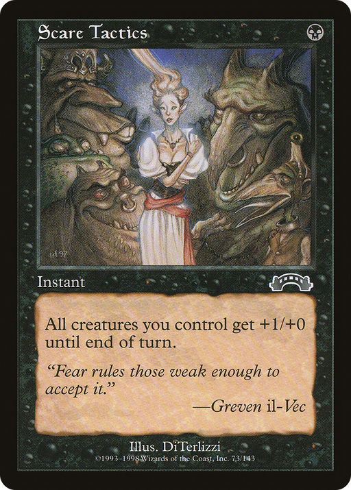 Scare Tactics (EXO-073) [Exodus] MTG Single Wizards of the Coast