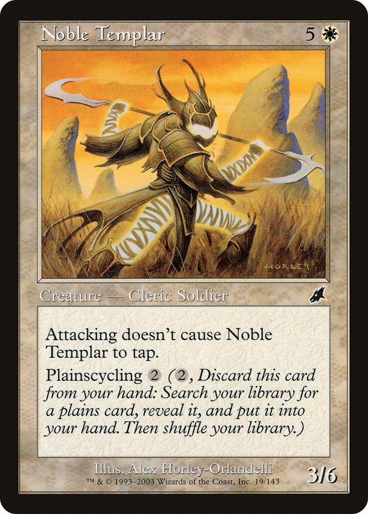 Noble Templar (SCG-019) [Scourge] Foil MTG Single Wizards of the Coast