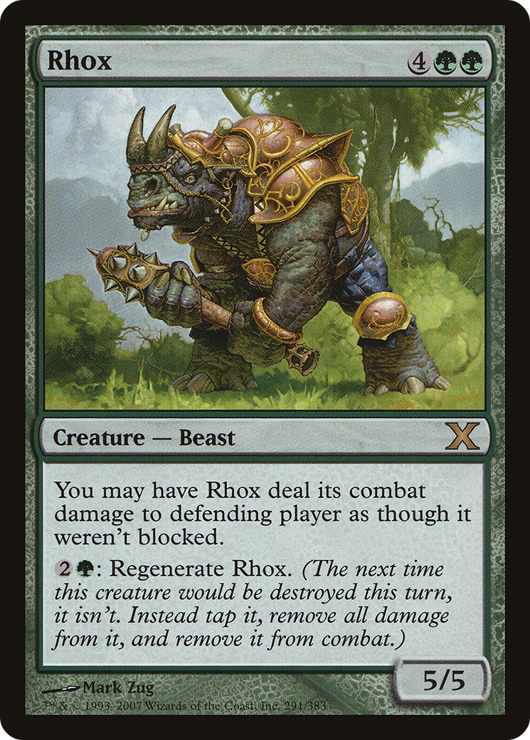 Rhox (10E-291) [Tenth Edition] MTG Single Wizards of the Coast