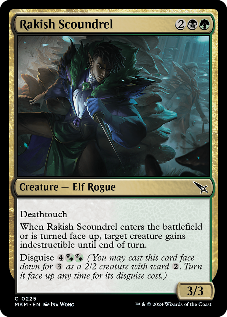 Rakish Scoundrel (MKM-225) [Murders at Karlov Manor] MTG Single Murders at Karlov Manor