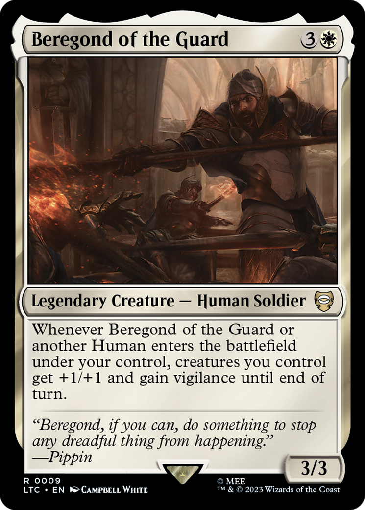 Beregond of the Guard (LTC-009) [Tales of Middle-earth Commander] MTG Single Wizards of the Coast