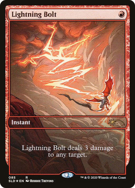 Lightning Bolt (085) (SLD-085) [Secret Lair] Drop Foil MTG Single Wizards of the Coast