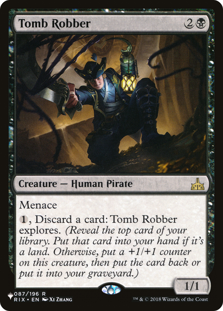 Tomb Robber (LIST-RIX-87) [Mystery Booster] The List MTG Single Wizards of the Coast