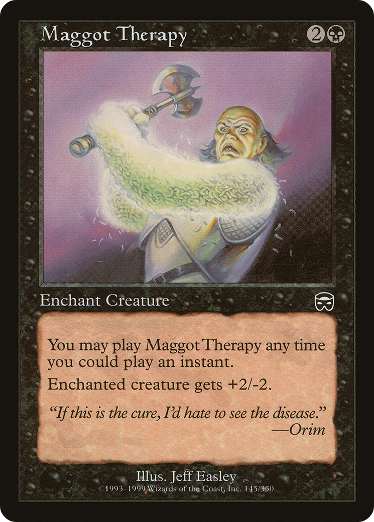 Maggot Therapy (MMQ-145) [Mercadian Masques] MTG Single Wizards of the Coast