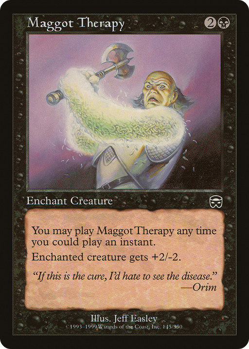 Maggot Therapy (MMQ-145) [Mercadian Masques] MTG Single Wizards of the Coast
