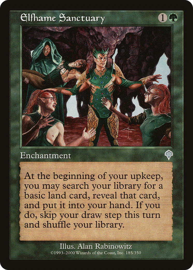Elfhame Sanctuary (INV-185) [Invasion] Foil MTG Single Wizards of the Coast