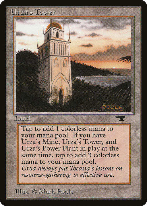 Urza's Tower (Shore) (ATQ-) [Oldschool] Antiquities MTG Single Wizards of the Coast