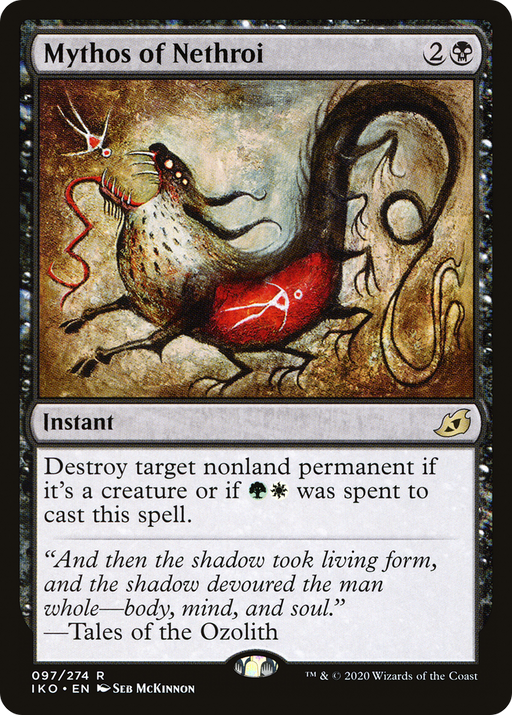 Mythos of Nethroi (IKO-097) [Ikoria: Lair of Behemoths] Foil MTG Single Wizards of the Coast