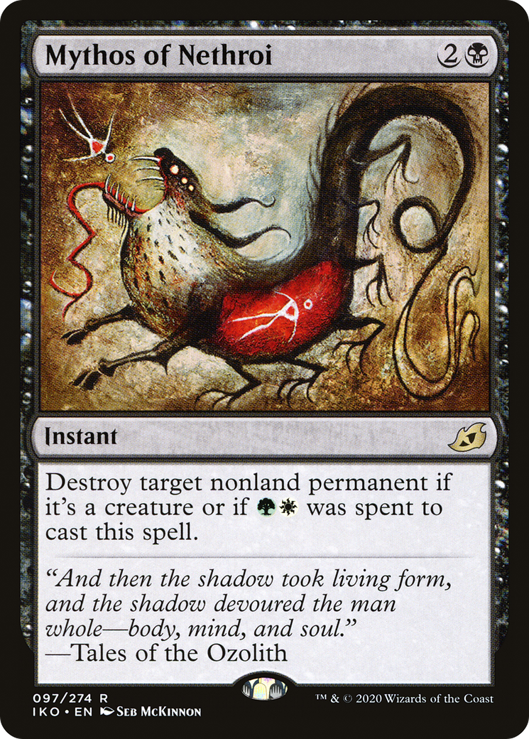 Mythos of Nethroi (IKO-097) [Ikoria: Lair of Behemoths] MTG Single Wizards of the Coast