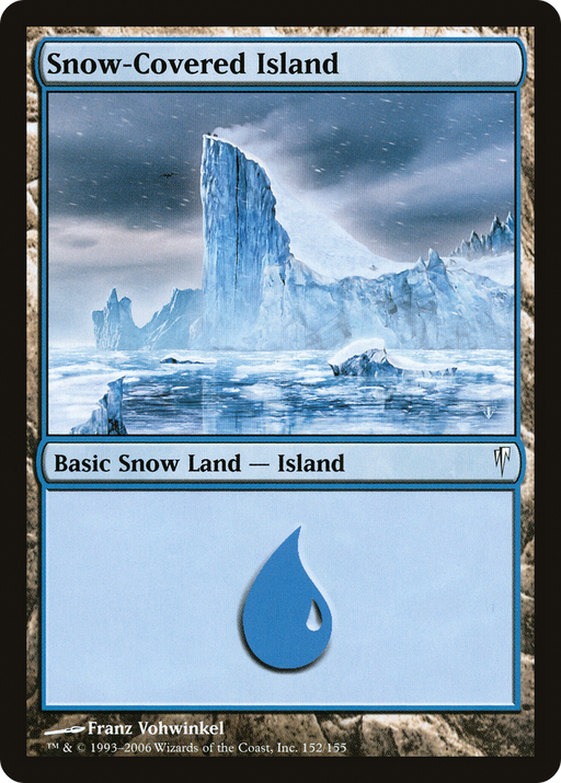 Snow-Covered Island (CSP-152) [Coldsnap] Foil MTG Single Wizards of the Coast
