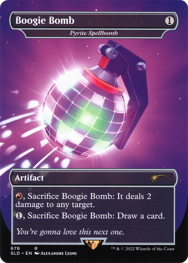 Boogie Bomb - Pyrite Spellbomb (SLD-676) [Secret Lair] Drop (Borderless) MTG Single Wizards of the Coast