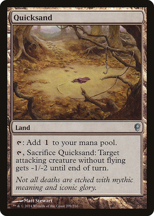Quicksand (CNS-209) [Conspiracy] MTG Single Wizards of the Coast
