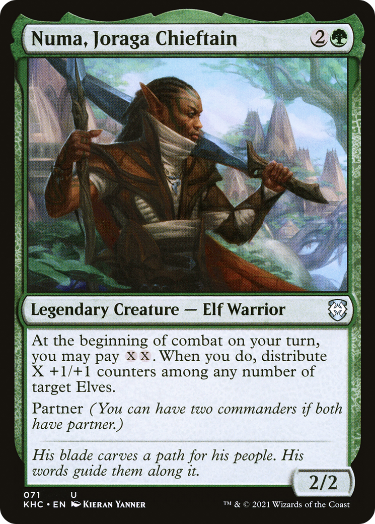 Numa, Joraga Chieftain (KHC-071) [Kaldheim Commander] MTG Single Wizards of the Coast
