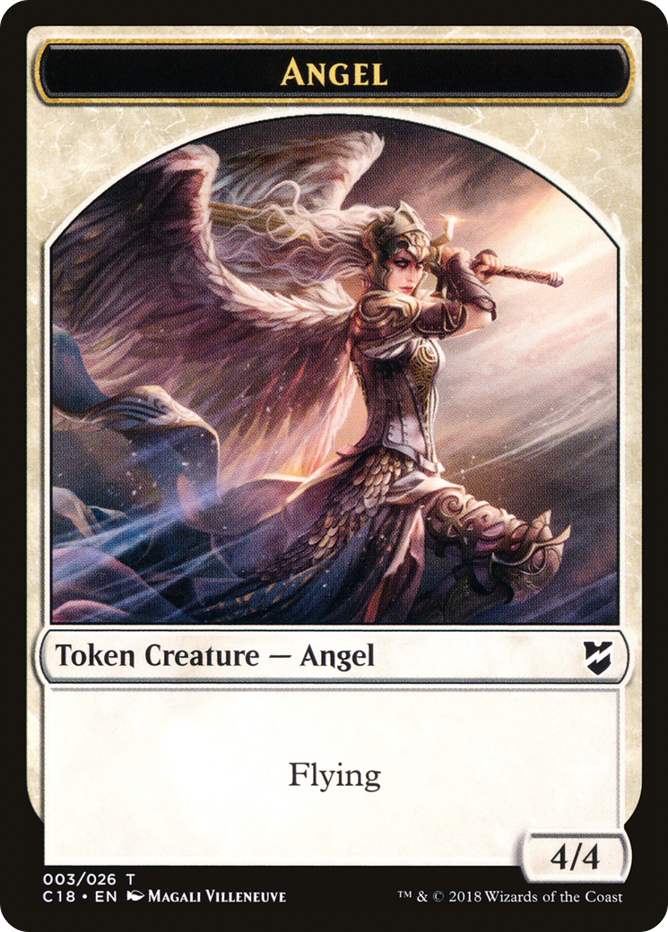 Angel (TC18-003) [Tokens] Commander 2018 Tokens MTG Single Wizards of the Coast