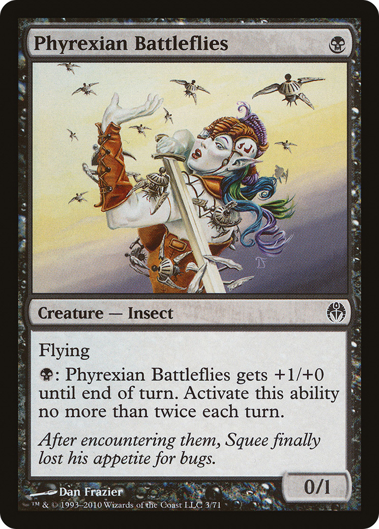 Phyrexian Battleflies (DDE-003) [Misc] Duel Decks: Phyrexia vs. the Coalition MTG Single Wizards of the Coast