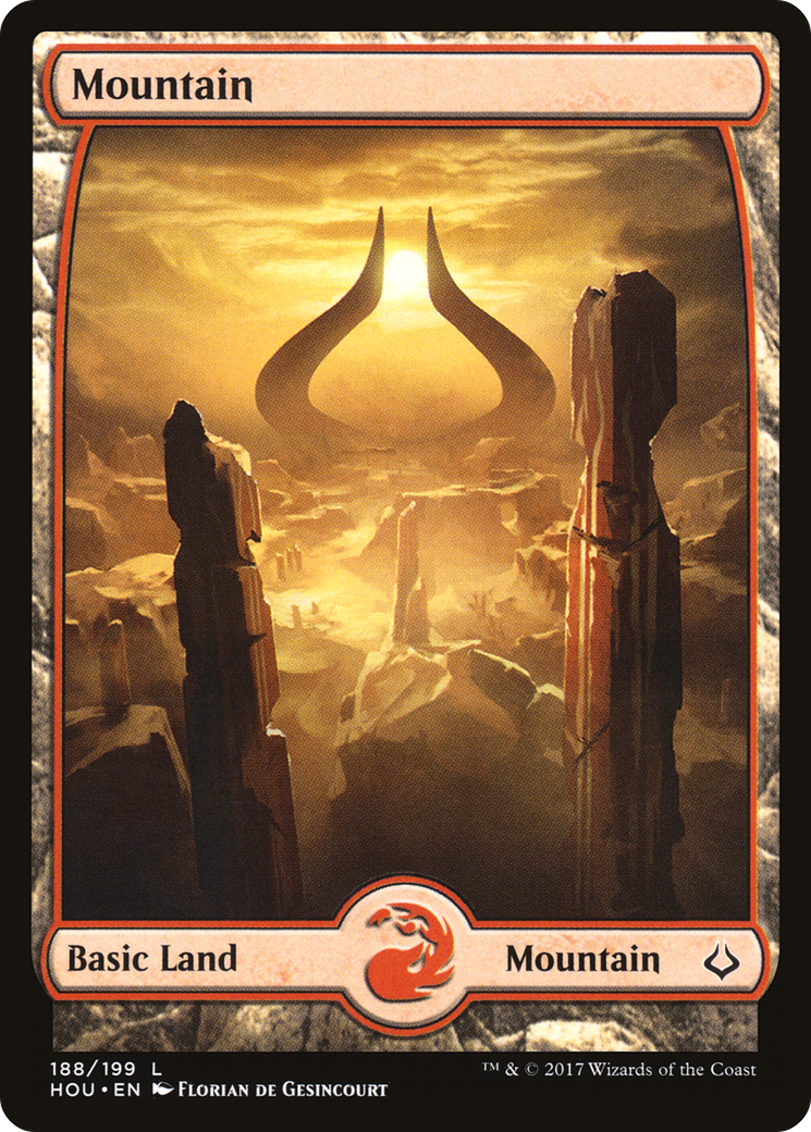 Mountain (HOU-188) [Hour of Devastation] MTG Single Wizards of the Coast