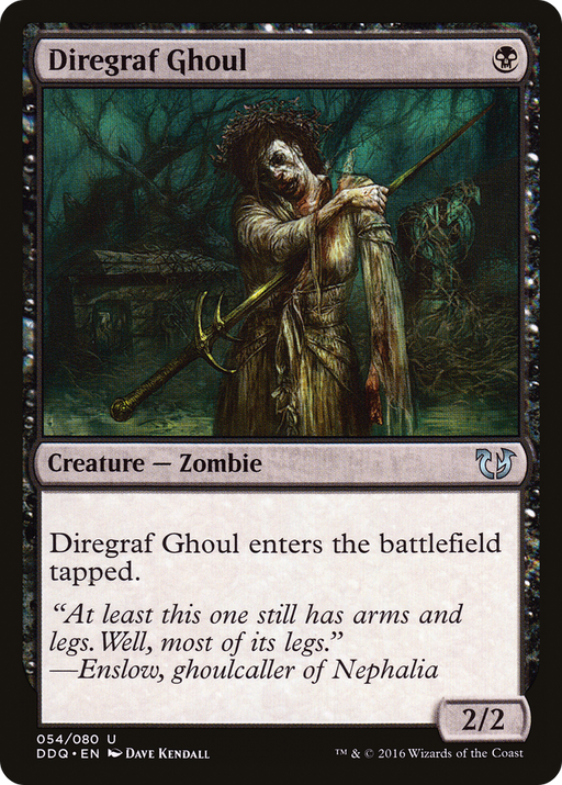 Diregraf Ghoul (DDQ-054) [Misc] Duel Decks: Blessed vs. Cursed MTG Single Wizards of the Coast