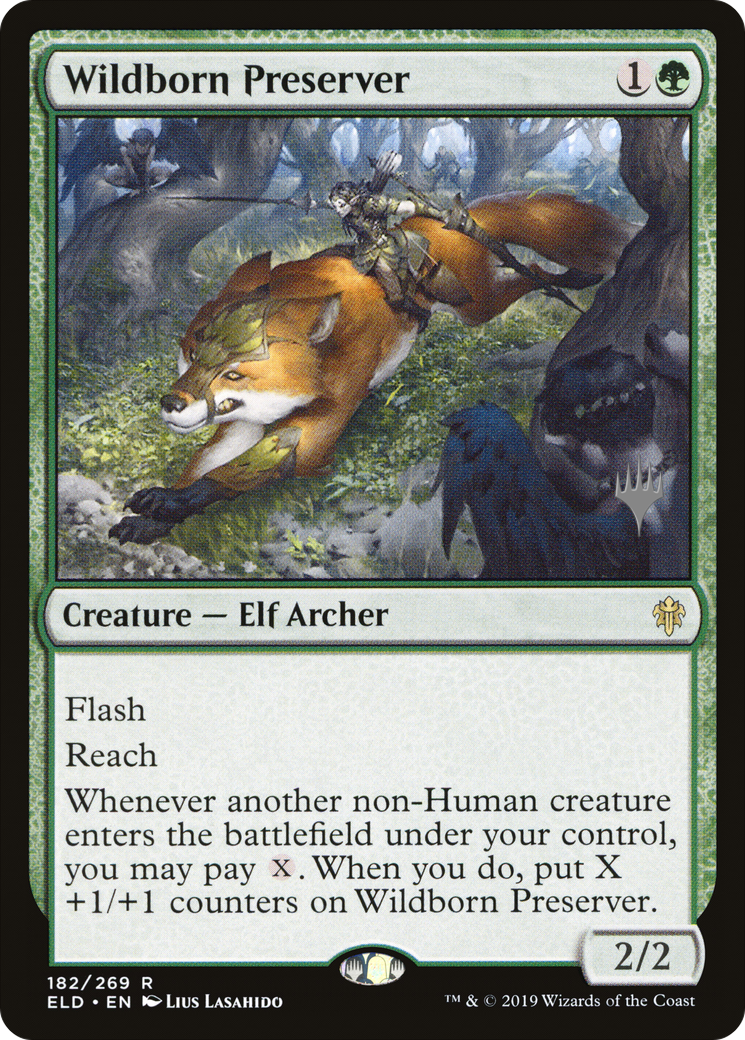 Wildborn Preserver (PPELD-182) [Throne of Eldraine Promos] Foil MTG Single Wizards of the Coast