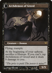 Ravenous Demon (DKA-071) [Dark Ascension] Foil MTG Single Wizards of the Coast