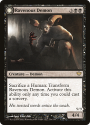 Ravenous Demon (DKA-071) [Dark Ascension] MTG Single Wizards of the Coast
