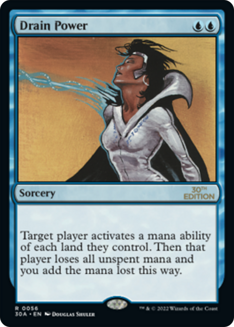 Drain Power (30A-056) [30th Anniversary Edition] MTG Single Wizards of the Coast