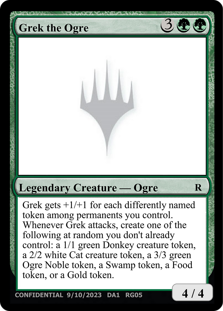 Grek the Ogre (UNK-RG05A) [Misc] Unknown Event MTG Single Wizards of the Coast