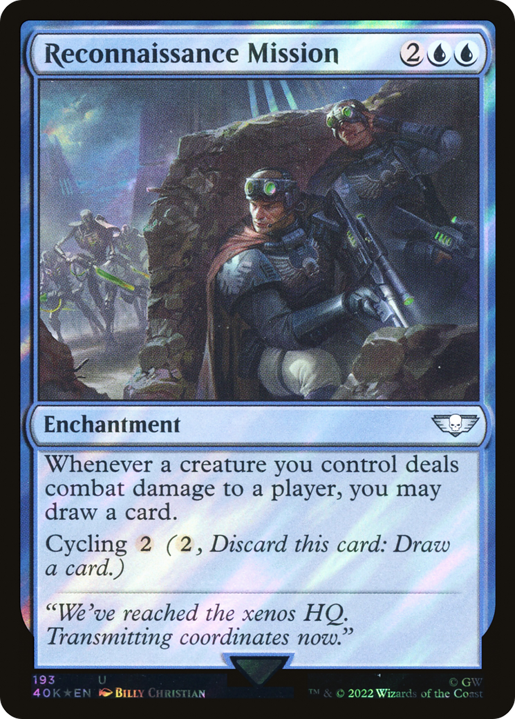 Reconnaissance Mission (40K-193★) [Warhammer 40,000 Commander] Foil MTG Single Wizards of the Coast