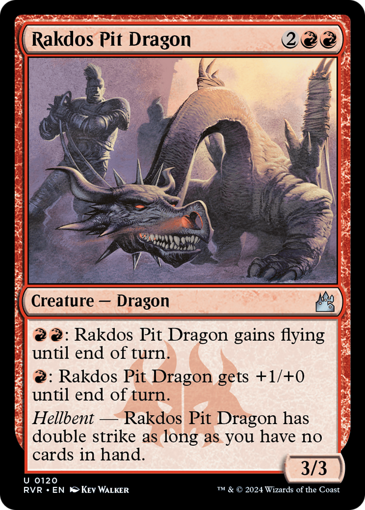Rakdos Pit Dragon (RVR-120) [Ravnica Remastered] Foil MTG Single Wizards of the Coast