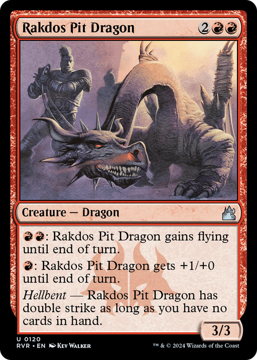 Rakdos Pit Dragon (RVR-120) [Ravnica Remastered] MTG Single Wizards of the Coast