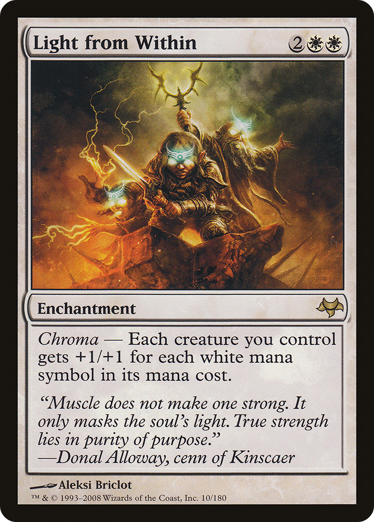 Light from Within (EVE-010) [Eventide] MTG Single Wizards of the Coast