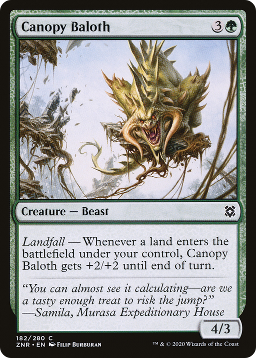 Canopy Baloth (ZNR-182) [Zendikar Rising] MTG Single Wizards of the Coast