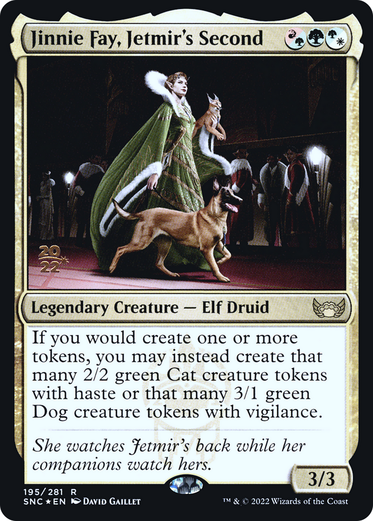 Jinnie Fay, Jetmir's Second (PRE-195) [Streets of New Capenna Promos] Foil MTG Single Wizards of the Coast