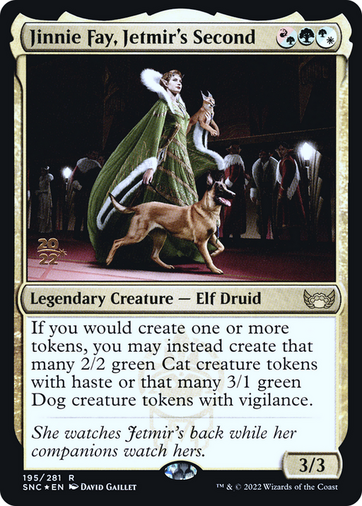 Jinnie Fay, Jetmir's Second (PRE-195) [Streets of New Capenna Promos] Foil MTG Single Wizards of the Coast