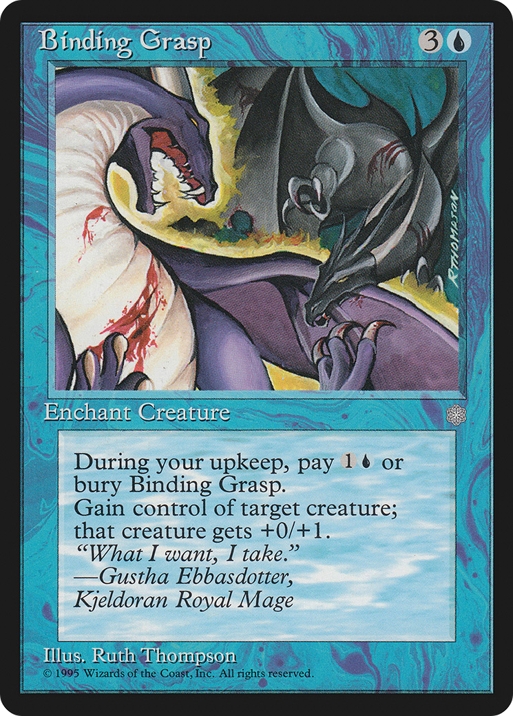 Binding Grasp (ICE-) [Ice Age] MTG Single Wizards of the Coast