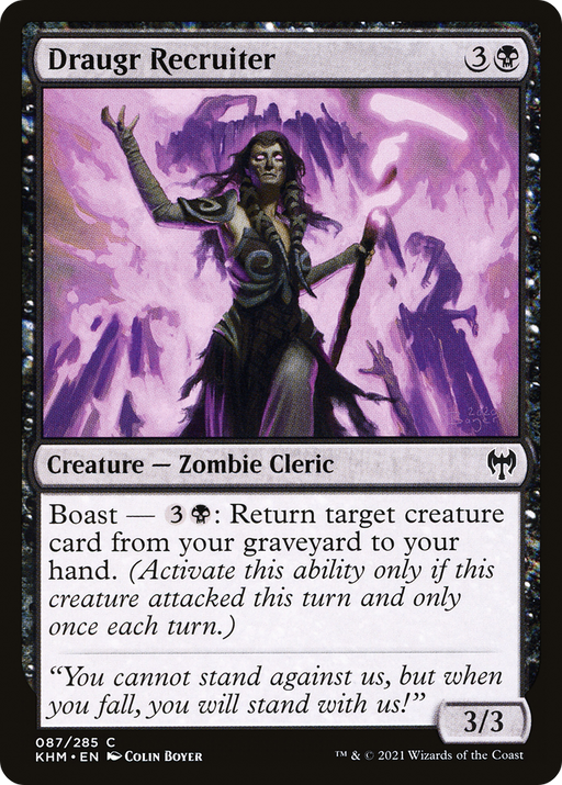 Draugr Recruiter (KHM-087) [Kaldheim] MTG Single Wizards of the Coast