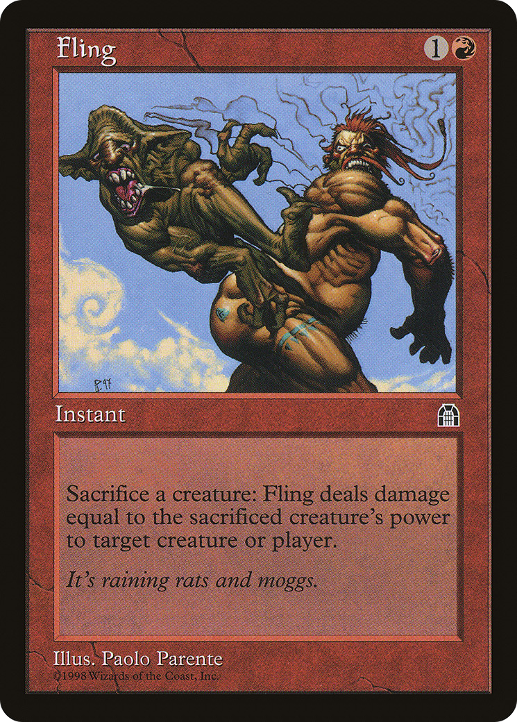 Fling (STH-) [Stronghold] MTG Single Wizards of the Coast