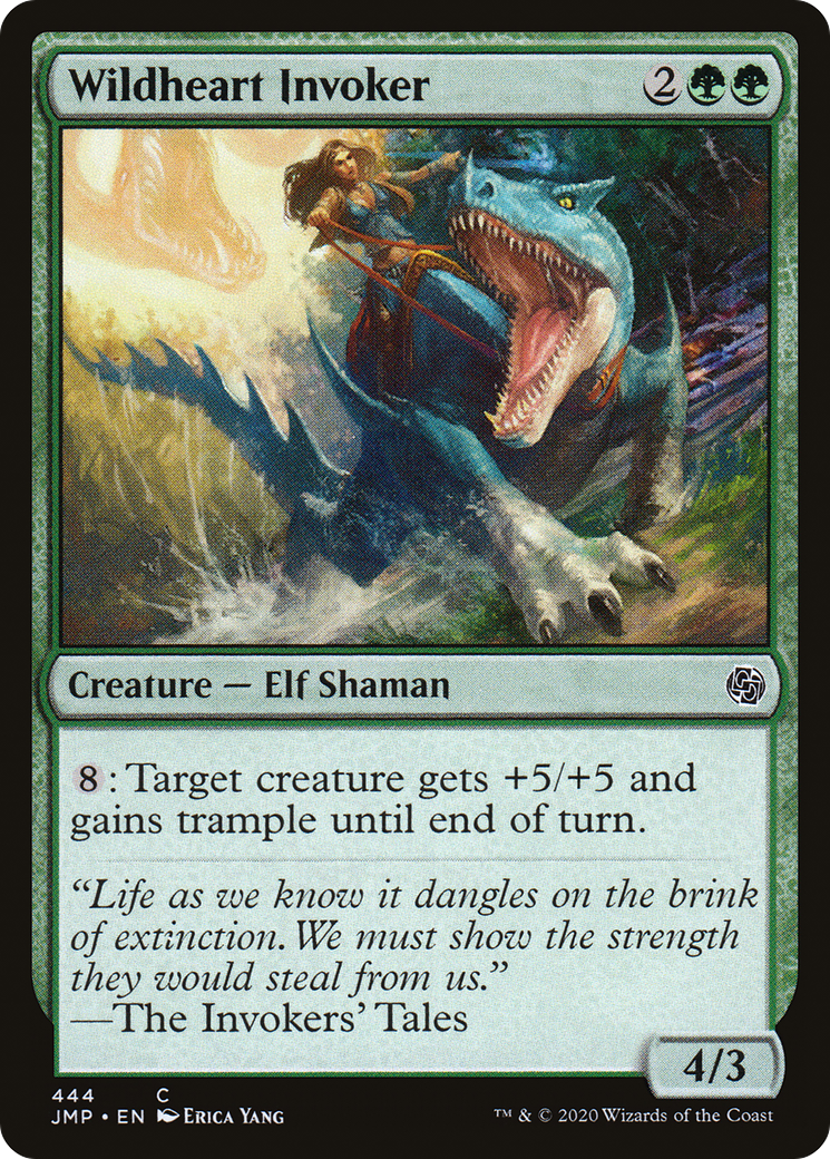 Wildheart Invoker (JMP-444) [Jumpstart] MTG Single Wizards of the Coast