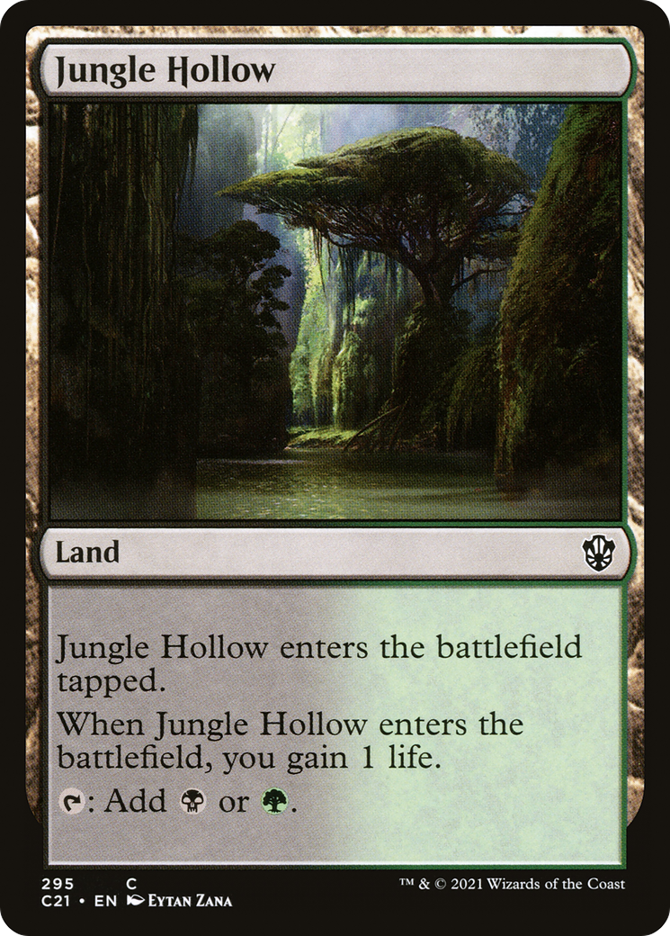 Jungle Hollow (C21-295) [Commander 2021] MTG Single Wizards of the Coast