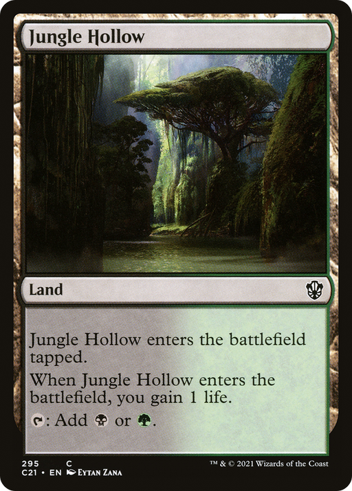 Jungle Hollow (C21-295) [Commander 2021] MTG Single Wizards of the Coast