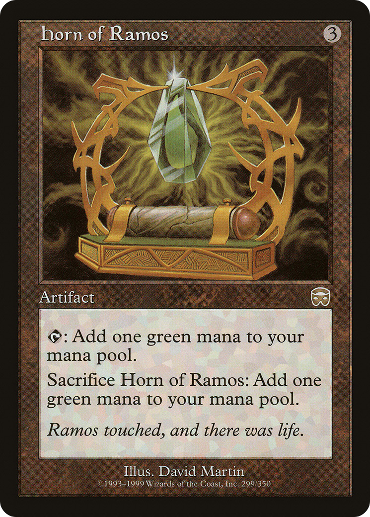 Horn of Ramos (MMQ-299) [Mercadian Masques] Foil MTG Single Wizards of the Coast