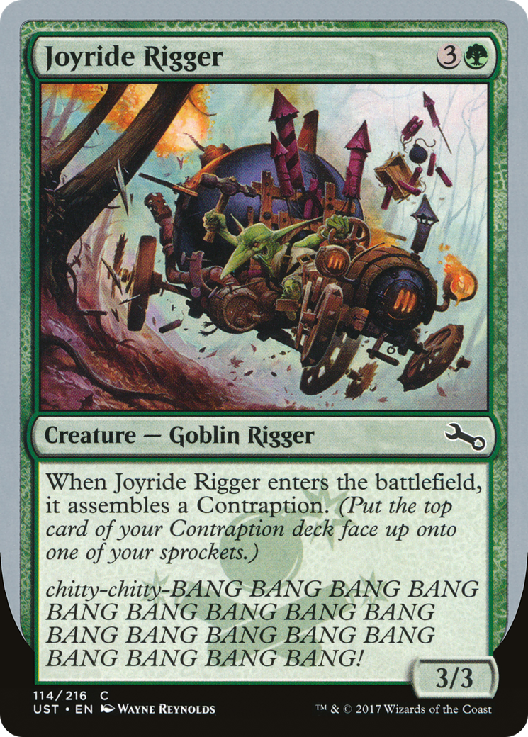 Joyride Rigger (UST-114) [Unstable] MTG Single Wizards of the Coast