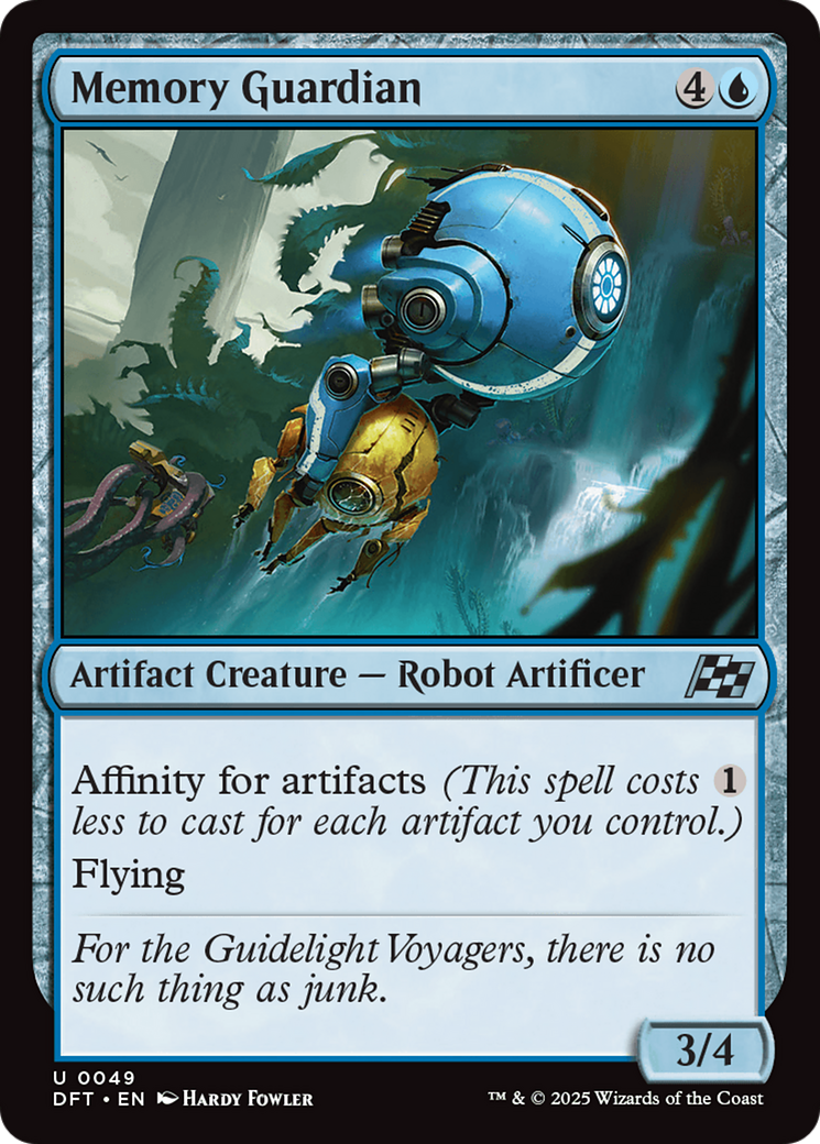 Memory Guardian (DFT-049) [Aetherdrift] MTG Single Wizards of the Coast
