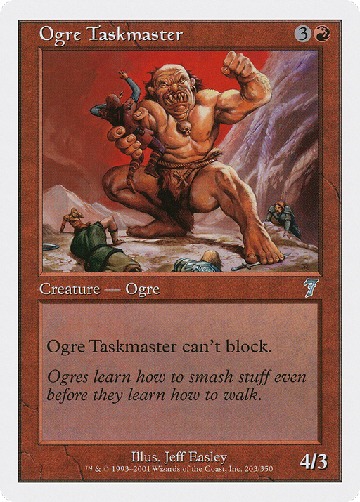 Ogre Taskmaster (7ED-203) [7th Edition] MTG Single Wizards of the Coast