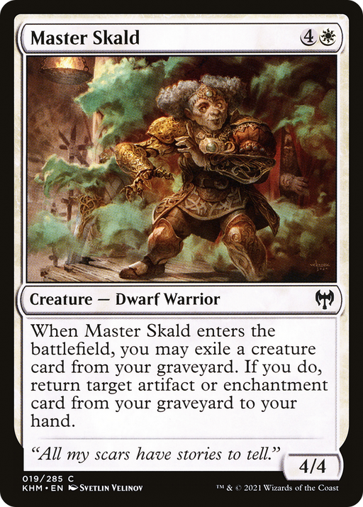 Master Skald (KHM-019) [Kaldheim] Foil MTG Single Wizards of the Coast