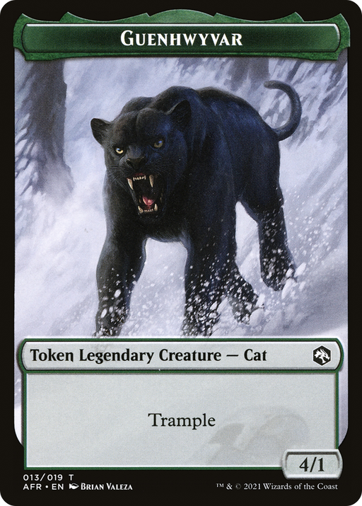 Guenhwyvar (TAFR-013) [Tokens] Adventures in the Forgotten Realms Tokens Foil MTG Single Wizards of the Coast