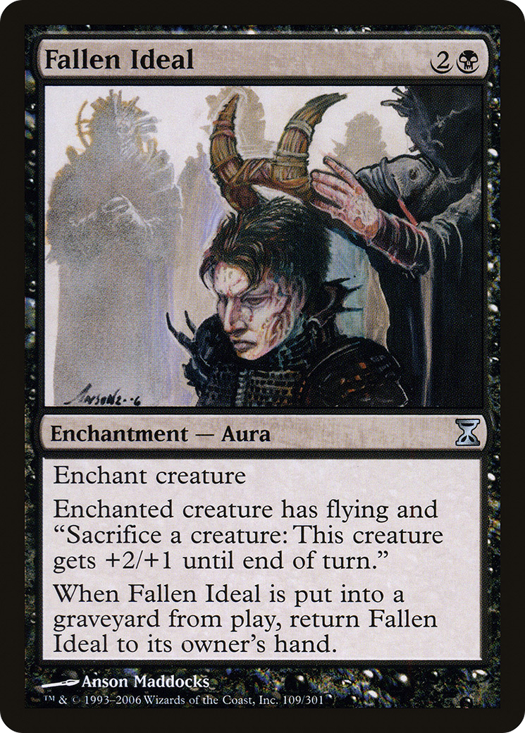 Fallen Ideal (TSP-109) [Time Spiral] MTG Single Wizards of the Coast